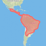 Il centro e sud America è l'areale di diffusione del Boa constrictor  Boa constrictor area gografica boa constrictor 150x150